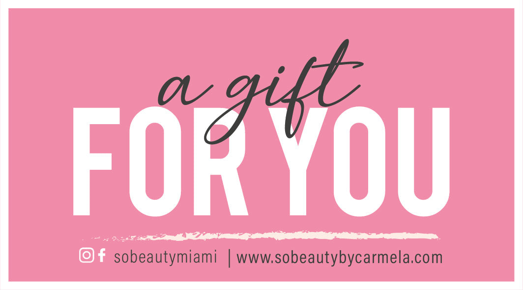 So Beauty Gift Card By Carmela