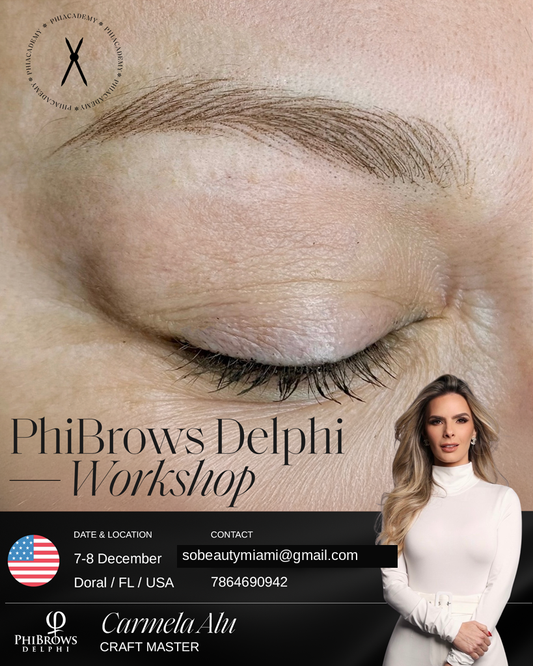 Entrenamiento NanoBrows PhiAcademy con Carmela Alu — 7 y 8 de diciembre, Doral Miami